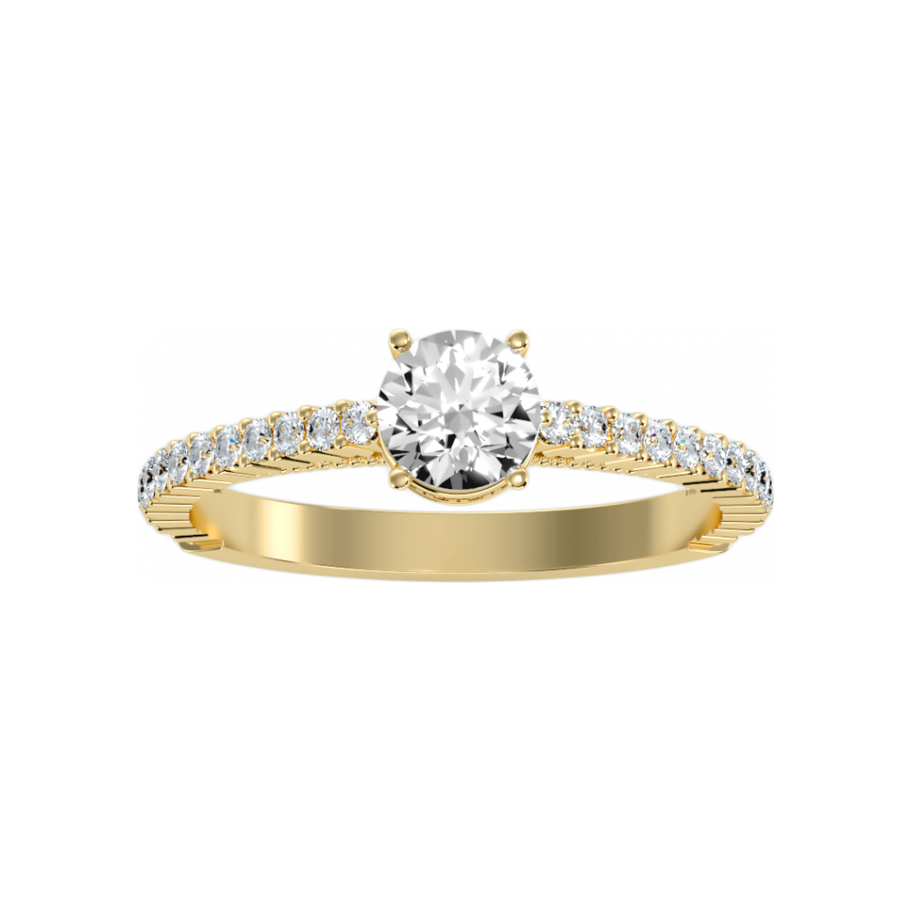 The Gracious Solitaire Ring In 925 Sterling Silver - Eight