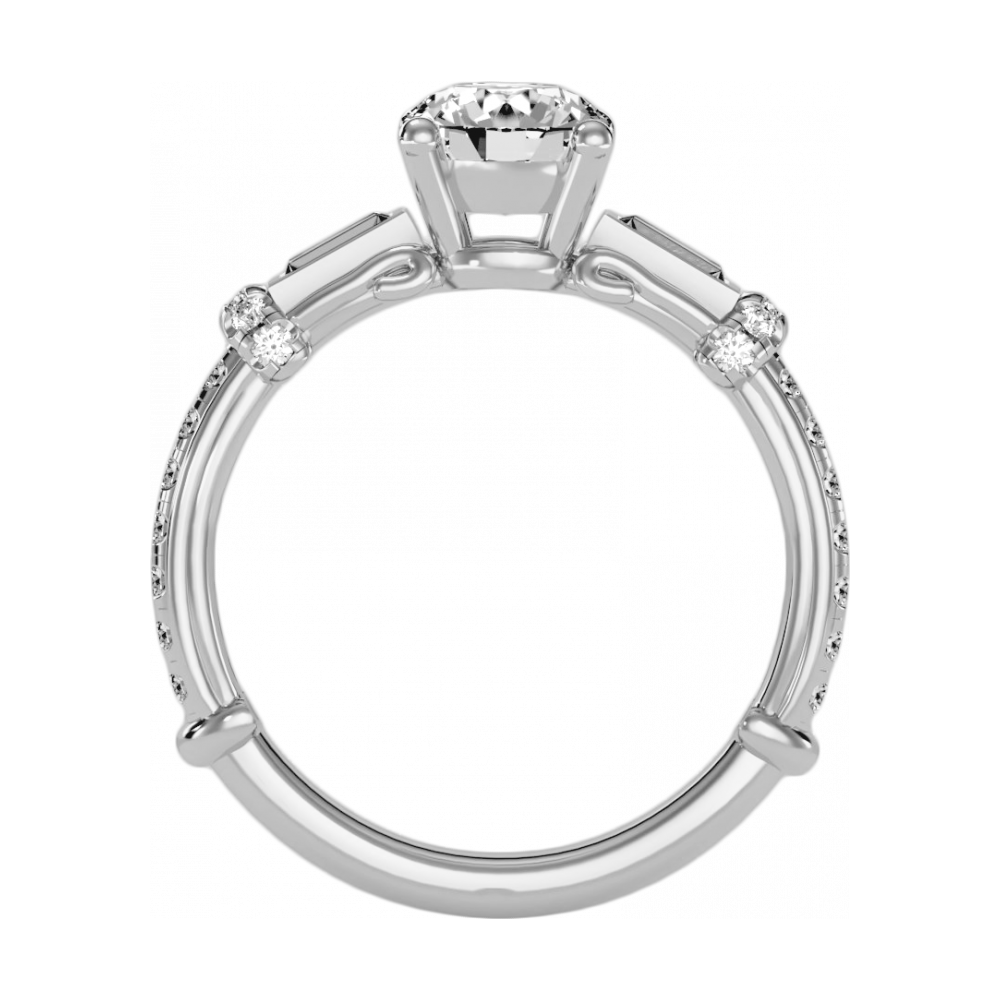 The Great Solitaire Ring In 925 Sterling Silver - One