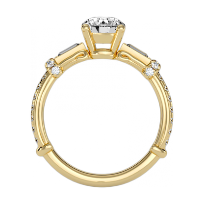The Great Solitaire Ring In 925 Sterling Silver - Five