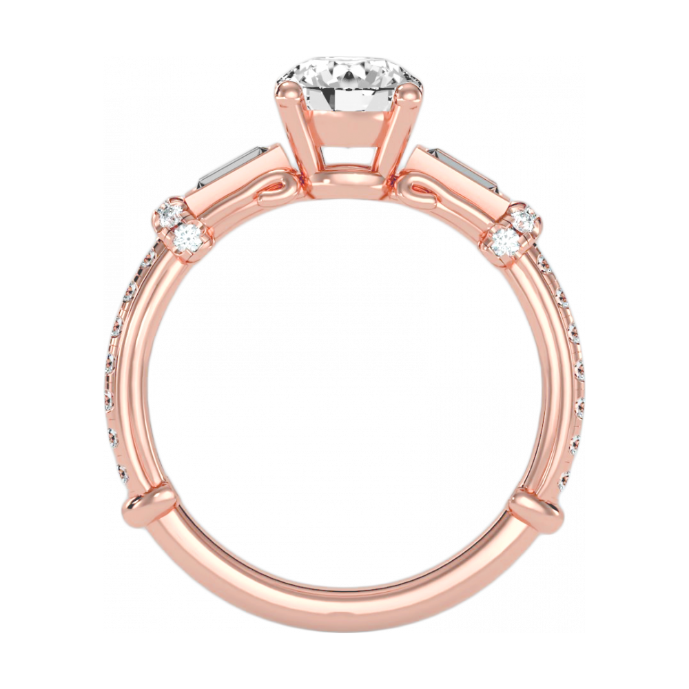 The Great Solitaire Ring In 925 Sterling Silver - Nine