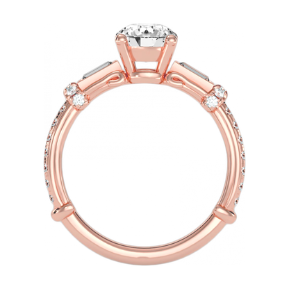 The Great Solitaire Ring In 925 Sterling Silver - Nine