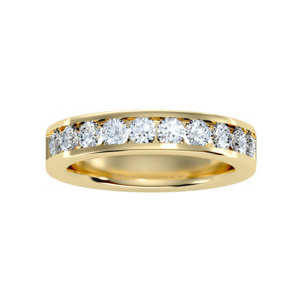 The Harmonic Half Eternity Ring - Eight