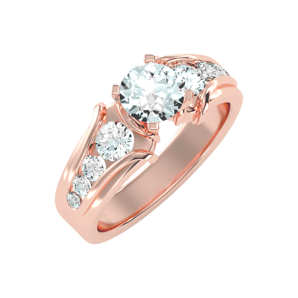The Harmonic Solitaire Ring - Ten