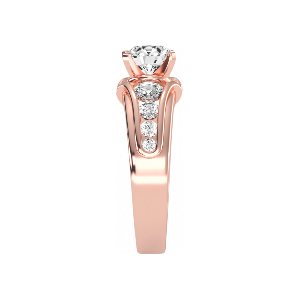 The Harmonic Solitaire Ring In 925 Sterling Silver - Eleven