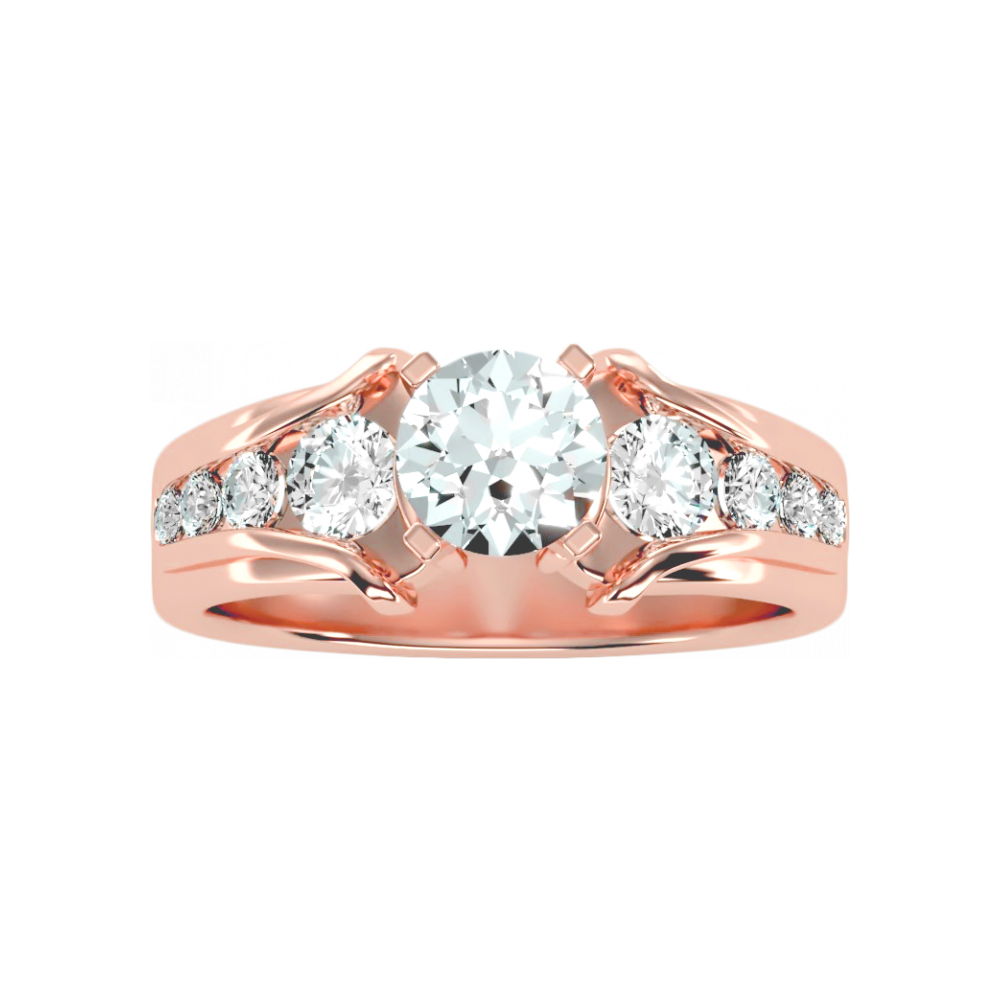 The Harmonic Solitaire Ring - Twelve