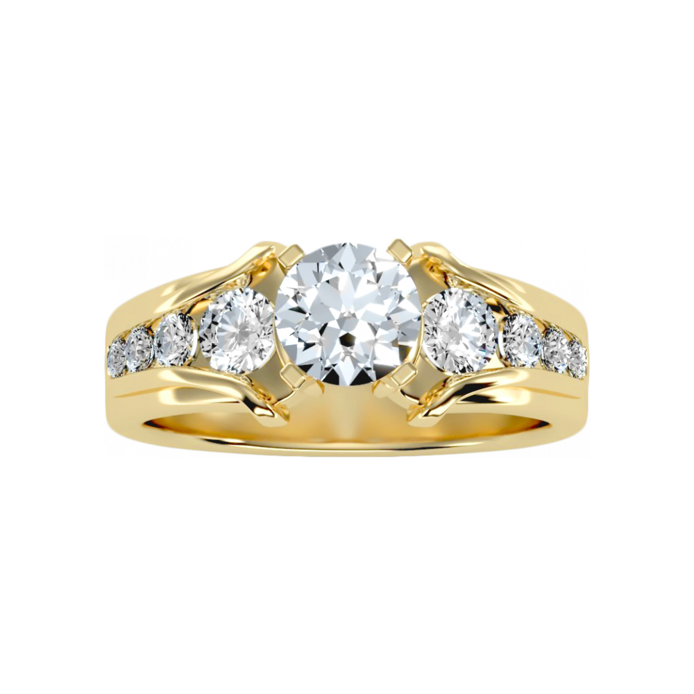 The Harmonic Solitaire Ring In 925 Sterling Silver - Eight