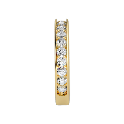 The Hippy Half Eternity Ring In 925 Sterling Silver - Seven