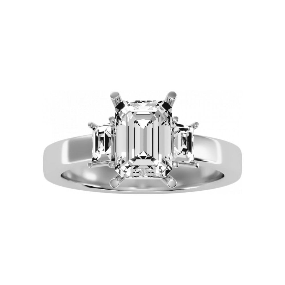 The Honourable Solitaire Ring In 925 Sterling Silver - Four