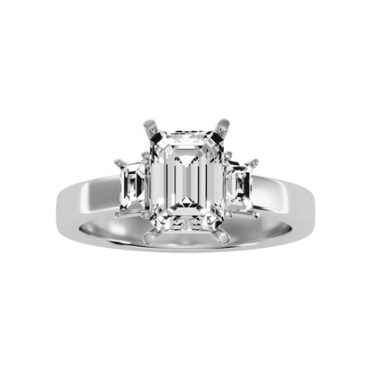 The Honourable Solitaire Ring In 925 Sterling Silver - Four