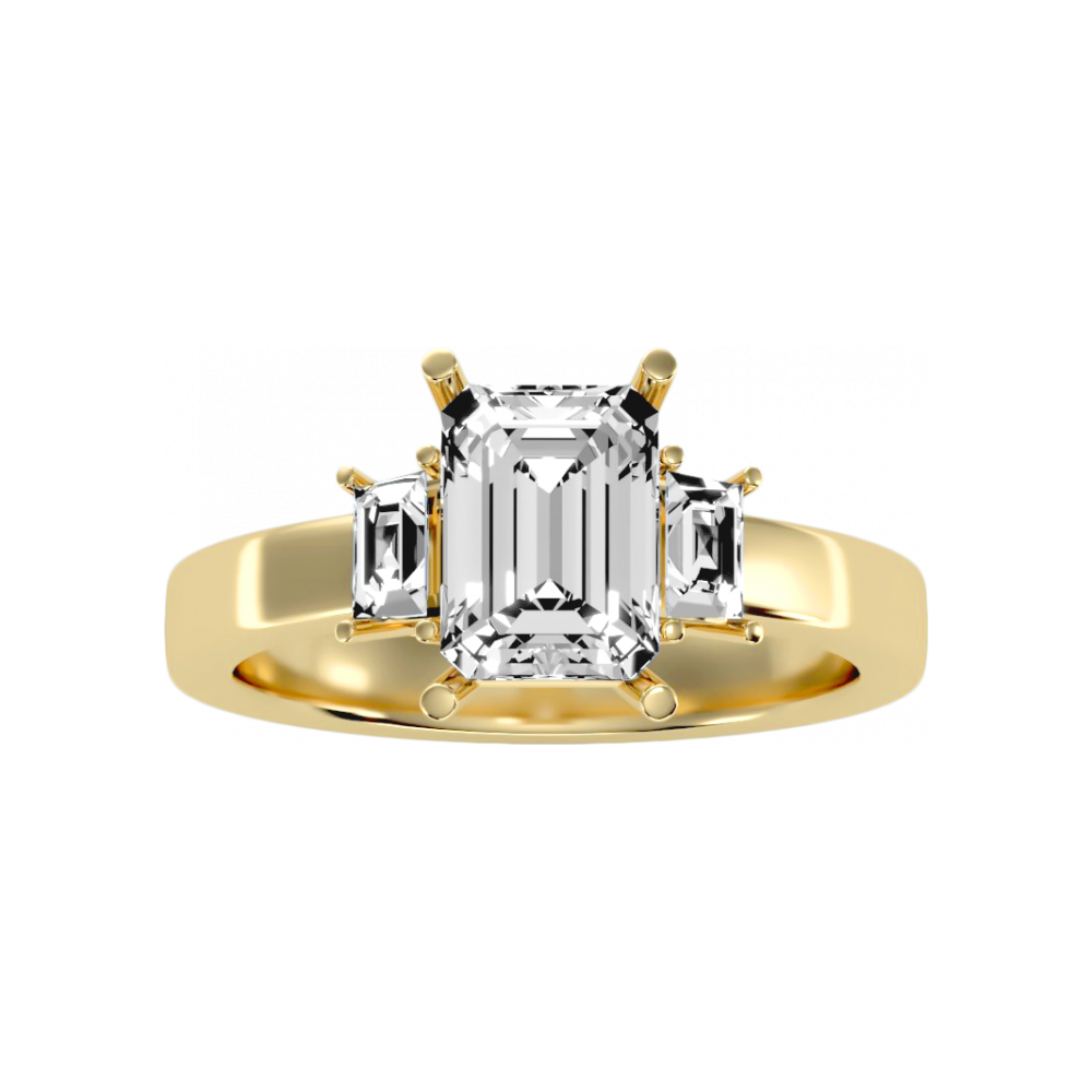The Honourable Solitaire Ring In 925 Sterling Silver - Eight