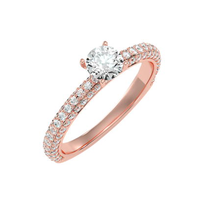The Idealistic Single Stone Ring - Ten