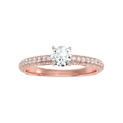 The Idealistic Single Stone Ring In 925 Sterling Silver - Twelve