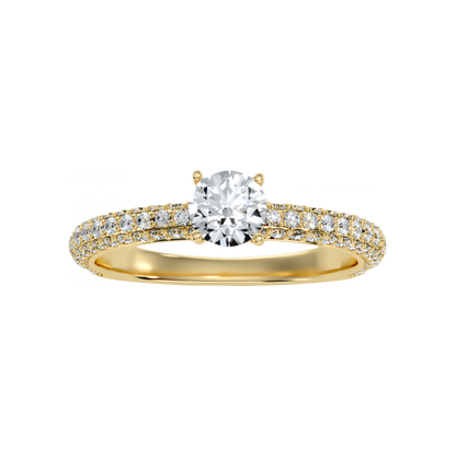 The Idealistic Single Stone Ring In 925 Sterling Silver - Eight