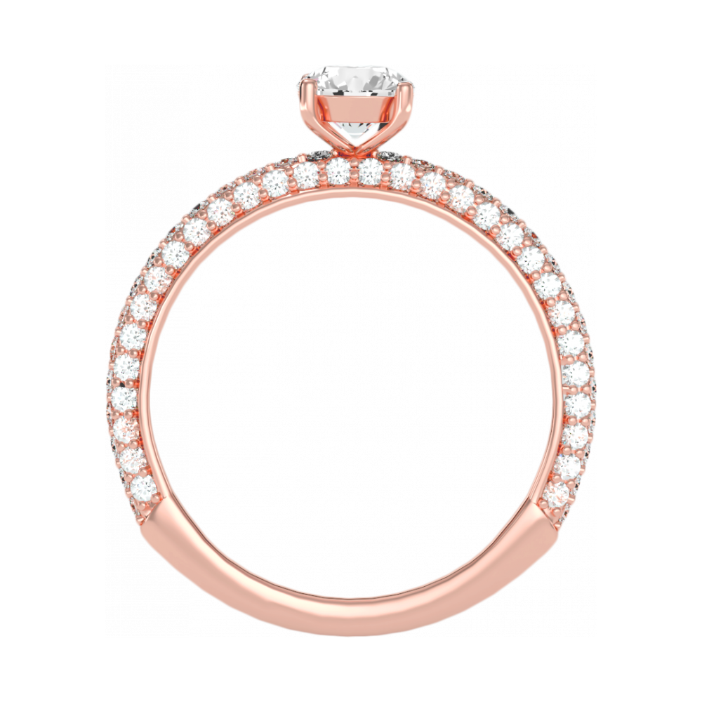 The Idealistic Single Stone Ring In 925 Sterling Silver - Nine