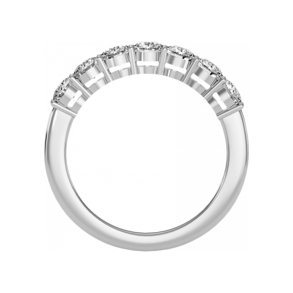 The Impressive Half Eternity Ring In 925 Sterling Silver - One