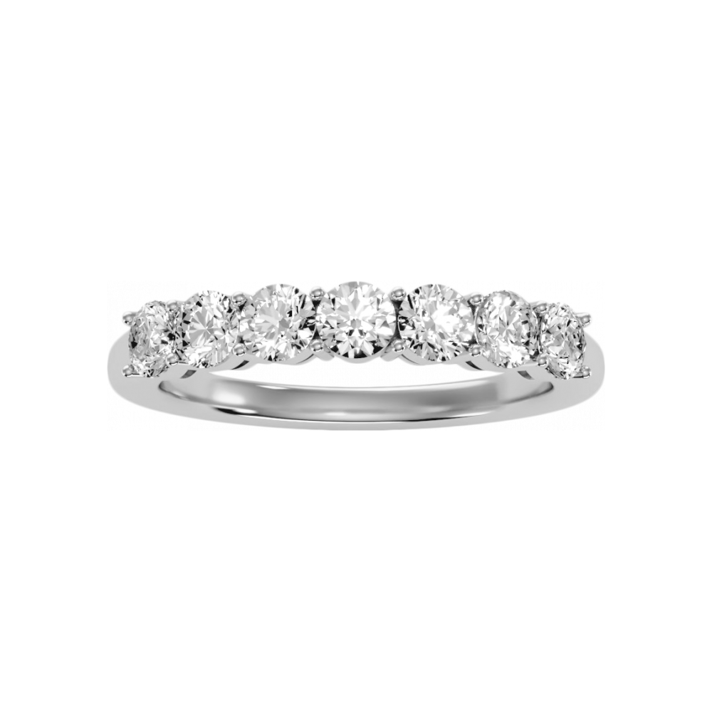 The Impressive Half Eternity Ring In 925 Sterling Silver - Four
