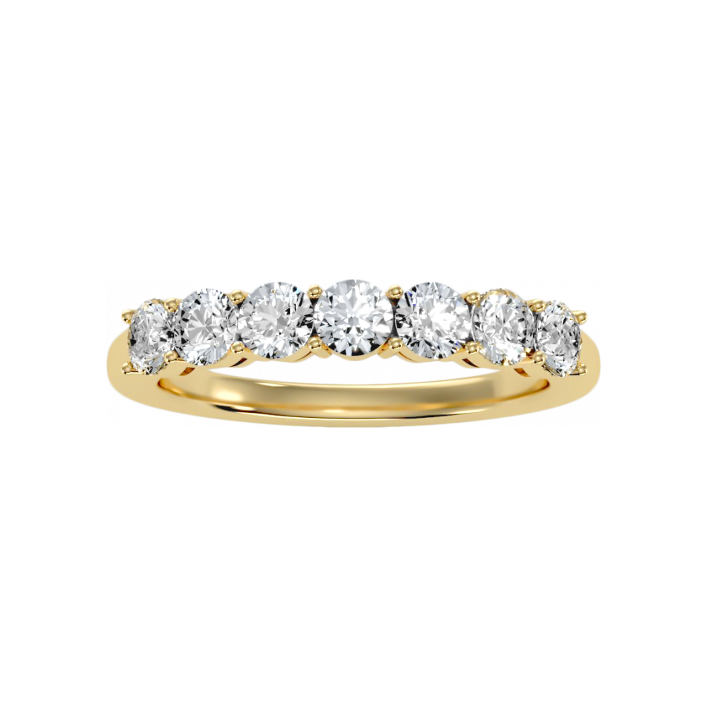 The Impressive Half Eternity Ring - Eight