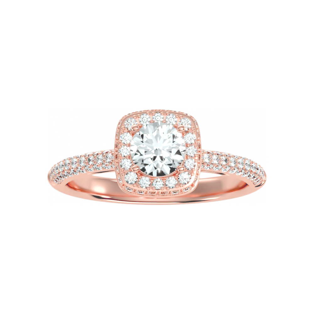 The Incredible Halo Ring In 925 Sterling Silver - Twelve