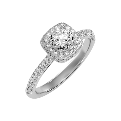 The Incredible Halo Ring In 925 Sterling Silver - Two
