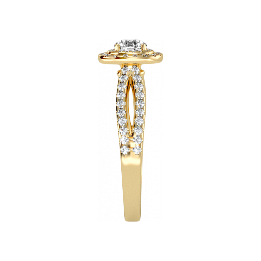 The Innovadora Halo Ring In 925 Sterling Silver - Seven