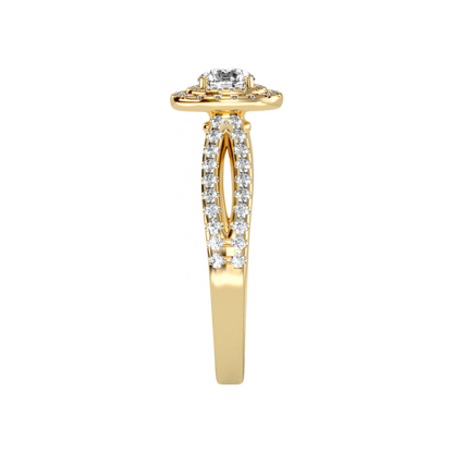 The Innovadora Halo Ring In 925 Sterling Silver - Seven