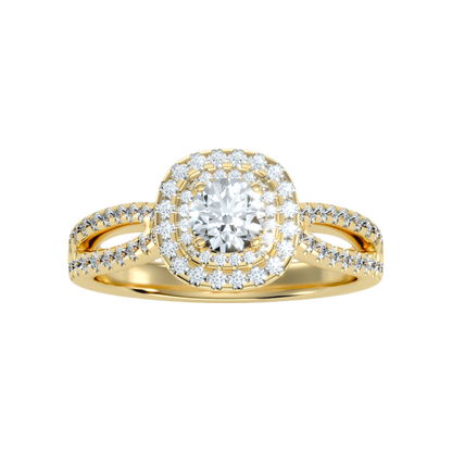 The Innovadora Halo Ring In 925 Sterling Silver - Eight