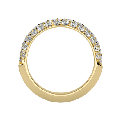 The Innovative Half Eternity Ring In 925 Sterling Silver - Five