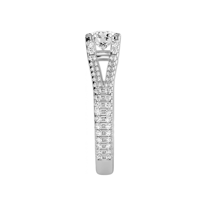 The Inspiradora Solitaire Ring In 925 Sterling Silver - Three