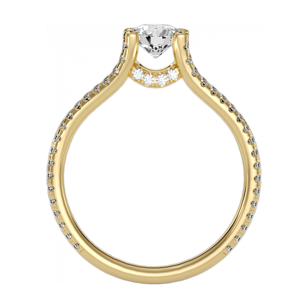 The Inspiradora Solitaire Ring In 925 Sterling Silver - Five