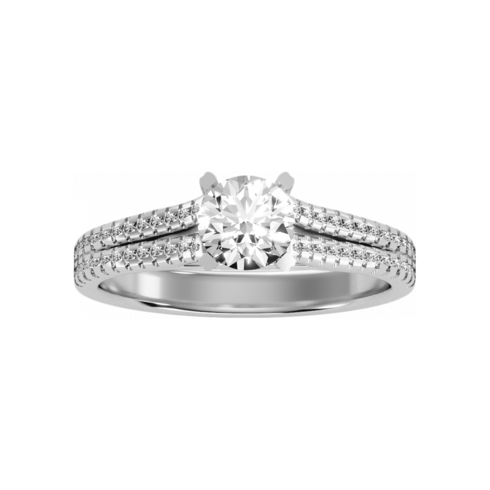 The Joyful Engagement Ring In 925 Sterling Silver - Four