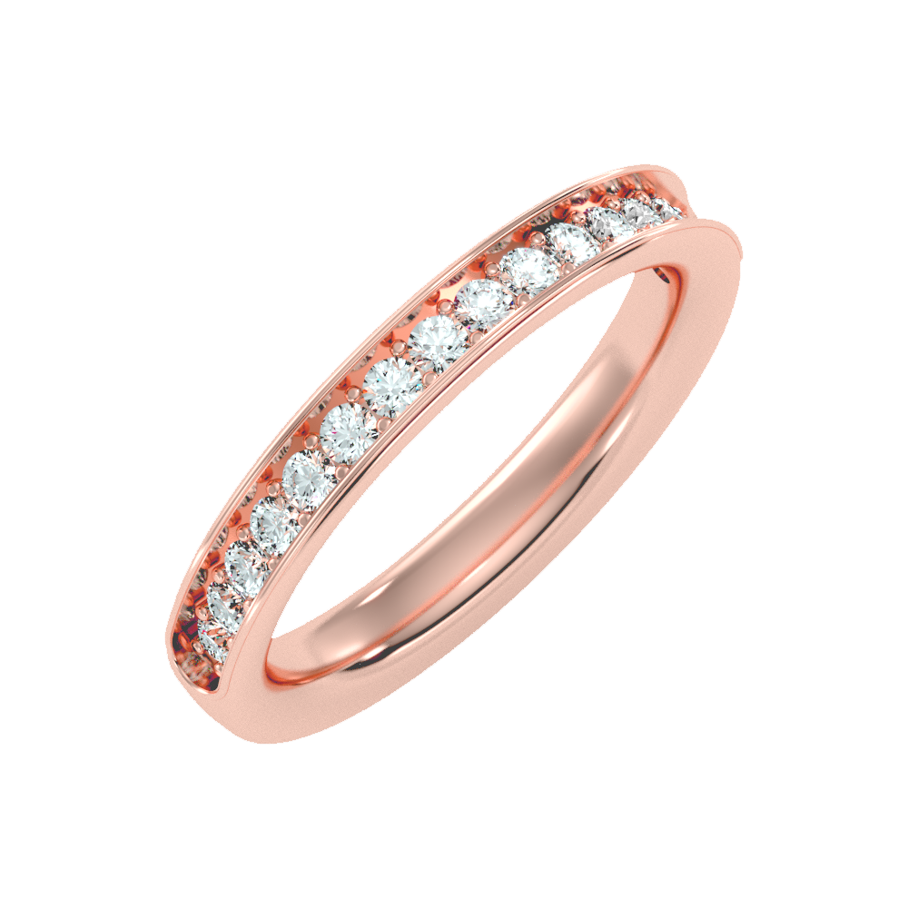 The Joyful Half Eternity Ring In 925 Sterling Silver - Ten