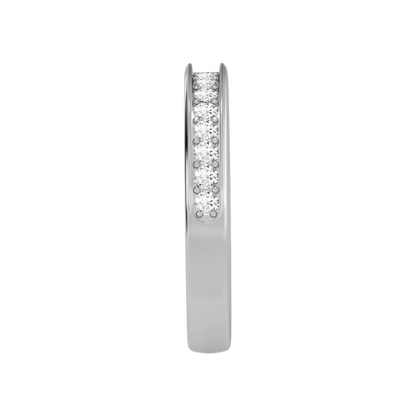 The Joyful Half Eternity Ring In 925 Sterling Silver - Three
