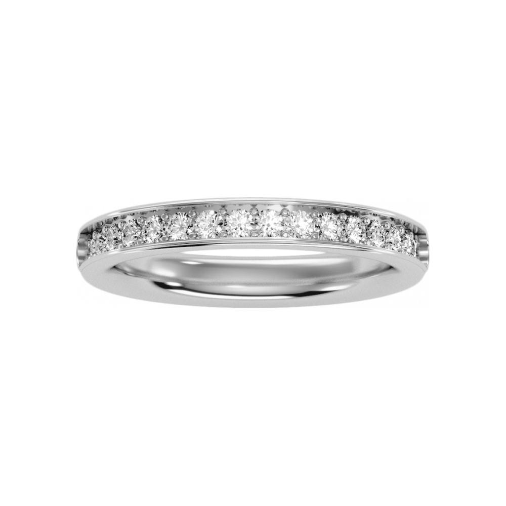 The Joyful Half Eternity Ring In 925 Sterling Silver - Four