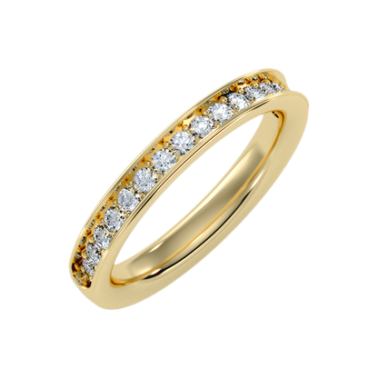 The Joyful Half Eternity Ring In 925 Sterling Silver - Six
