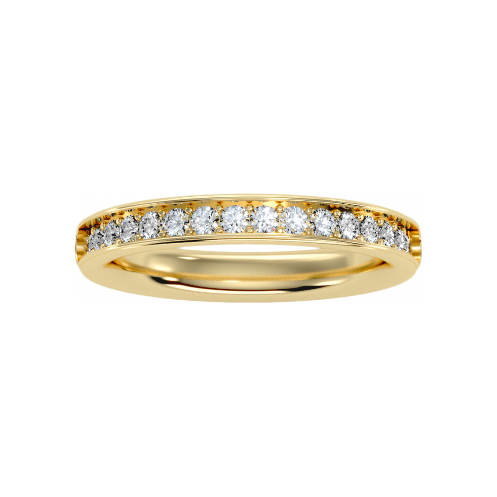 The Joyful Half Eternity Ring In 925 Sterling Silver - Eight