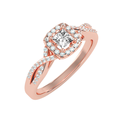 The Linda Halo Ring - Ten