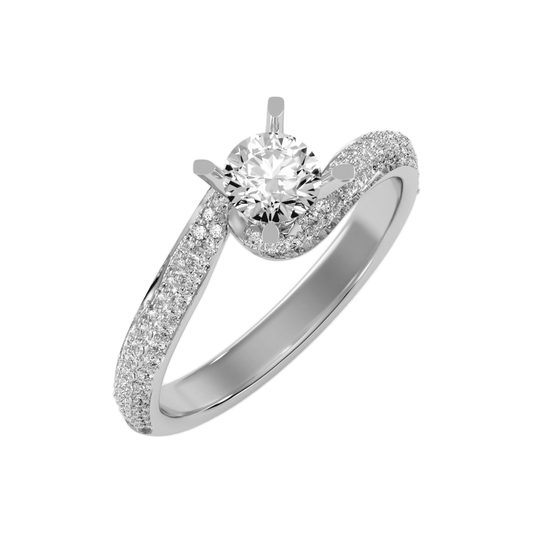 The Llamativo Engagement Ring In 925 Sterling Silver - Two