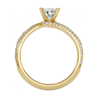 The Llamativo Engagement Ring In 925 Sterling Silver - Five