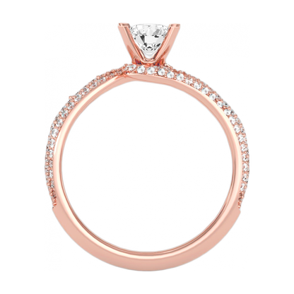 The Llamativo Engagement Ring In 925 Sterling Silver - Nine
