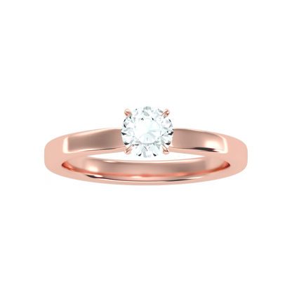 The Lovely Single Stone Ring In 925 Sterling Silver - Twelve