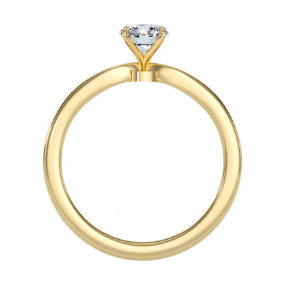 The Lovely Single Stone Ring In 925 Sterling Silver - Five