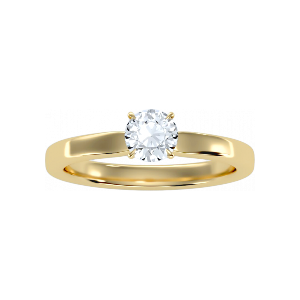 The Lovely Single Stone Ring - Eight
