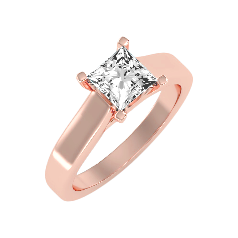 The Lovely Solitaire Ring In 925 Sterling Silver - Ten