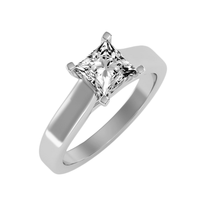 The Lovely Solitaire Ring In 925 Sterling Silver - Two