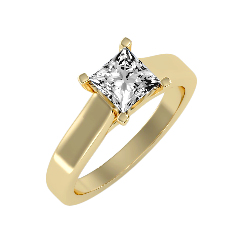 The Lovely Solitaire Ring In 925 Sterling Silver - Six