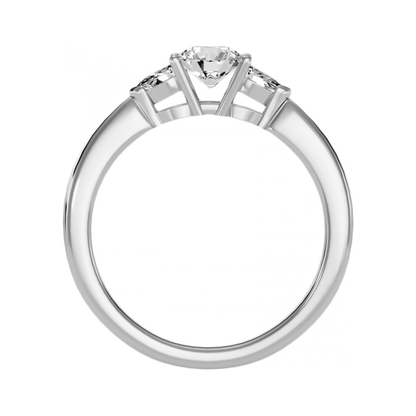 The Magical Single Stone Ring In 925 Sterling Silver - One