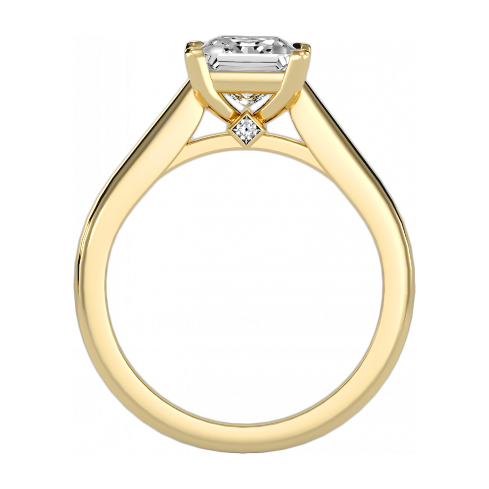 The Miraculous Solitaire Ring In 925 Sterling Silver - Five