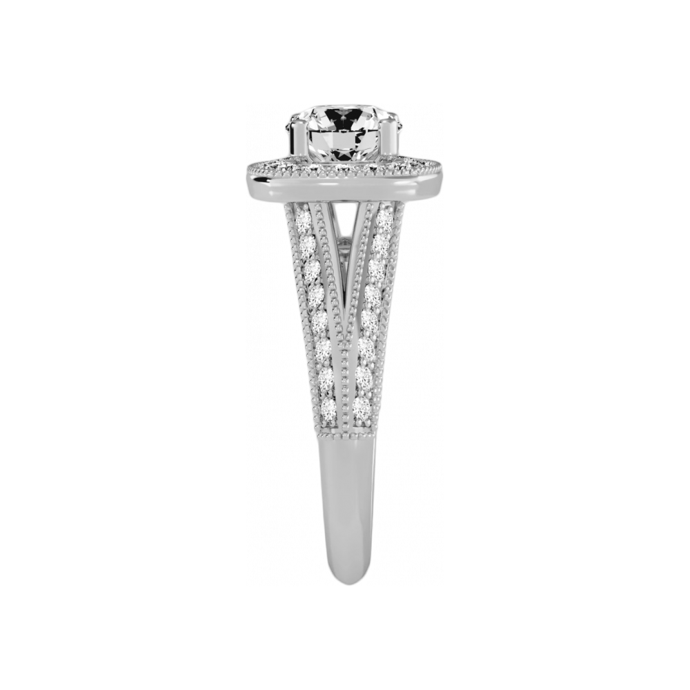 The Motivating Half Eternity Ring In 925 Sterling Silver - Three