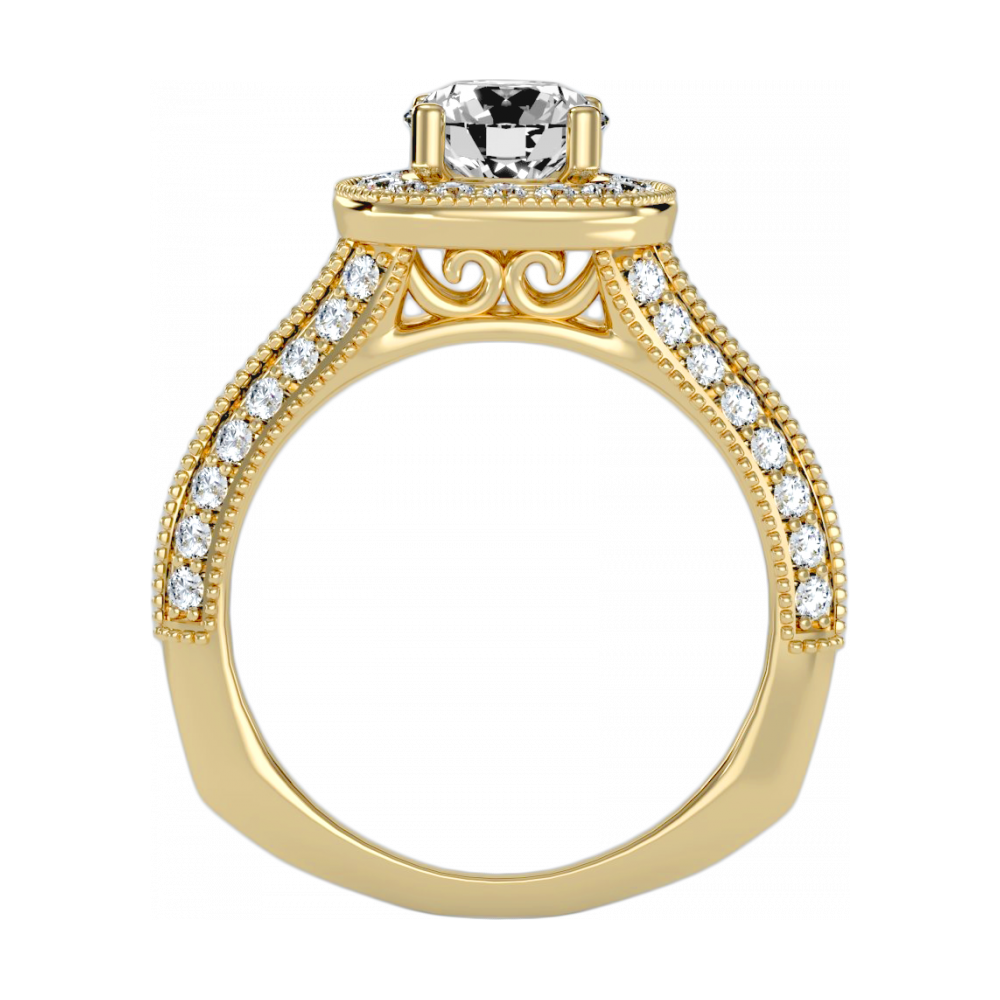The Motivating Half Eternity Ring In 925 Sterling Silver - Five