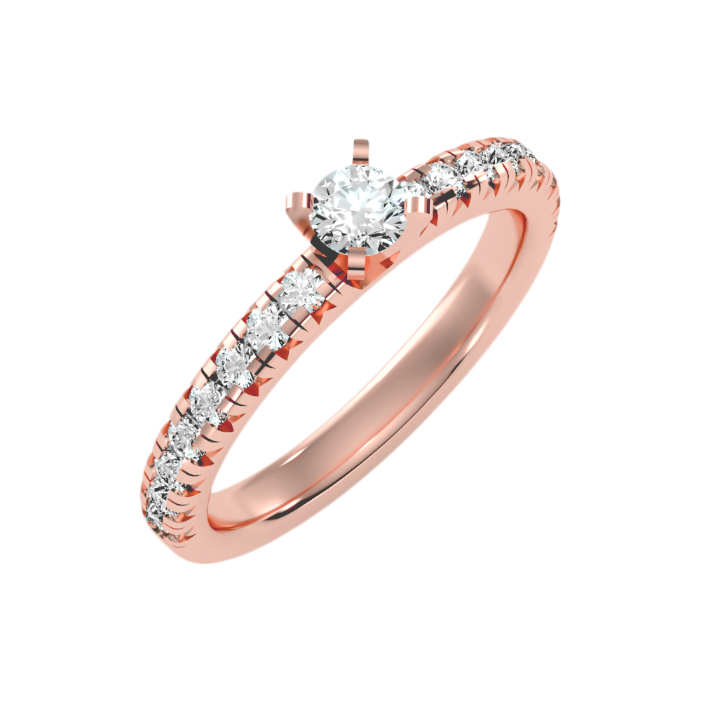The Mysterious Solitaire Ring In 925 Sterling Silver - Ten